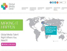 Tablet Screenshot of globalmediadesk.com